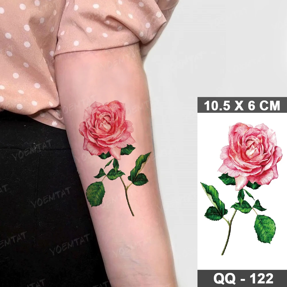 Rosa Minimalista Tatuagem: A Escolha Perfeita para Quem Busca Estilo Sutil  e Duradouro, image size:1000x1000