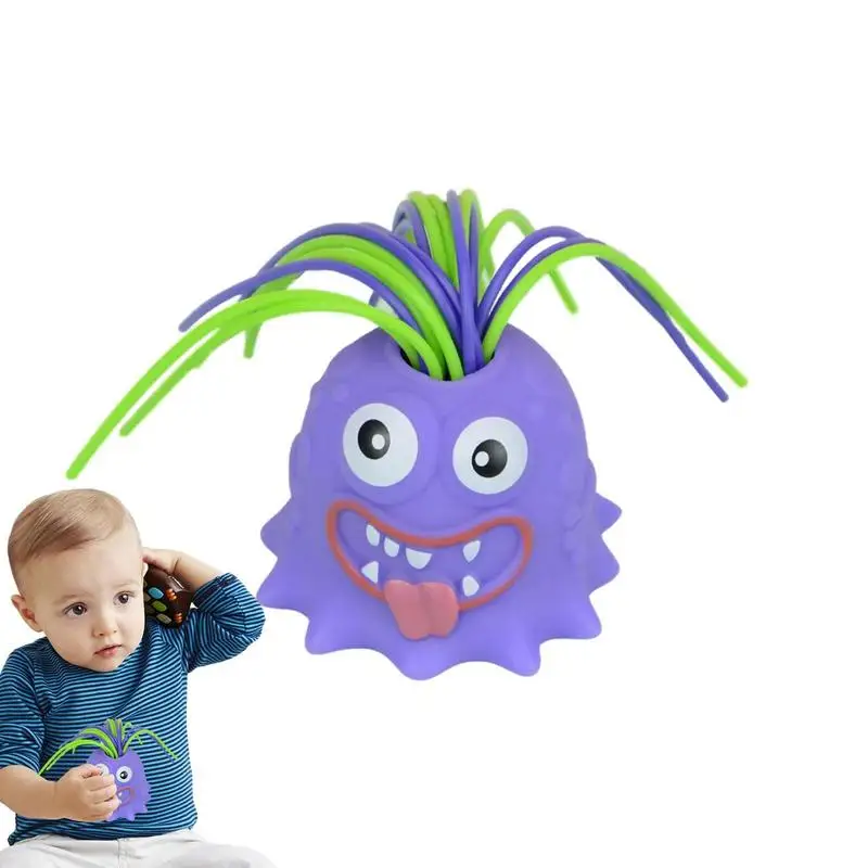 

Toddler Sensory Montessori Toys Pull String Travel Toy Portable A Toy That Screams When You Pull Your Hair For Newborn Age 1-3