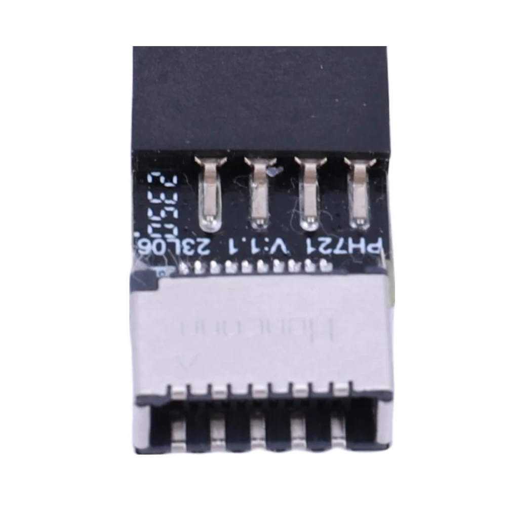 TYPE-C Socket 9-Pin USB 2.0 Extender Card Plug & Play USB 2.0 Expansion Board Motherboard Converter for  OS/Windows Linux