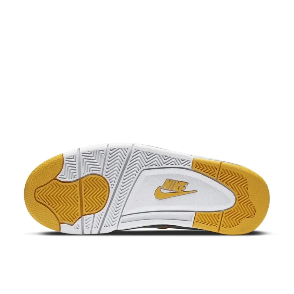 Nike Air Flight 89 Men's Mid Top Retro Basketball Shoes White Green Yellow Colorway