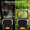 Tactical Riflescope Hunting Optics Red Green Projected Dot Sight Reflex 4 Reticle Scope Collimator Sight for 11mm/20mm Rail 3