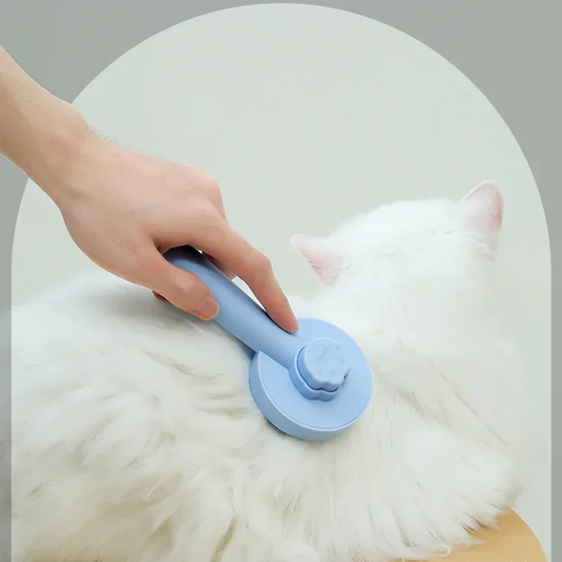 Cats Brush for Shedding Long Short Hair Self Cleaning Pet Slicker Brush Cat Grooming Massage Brushes Dog Grooming Comb 2