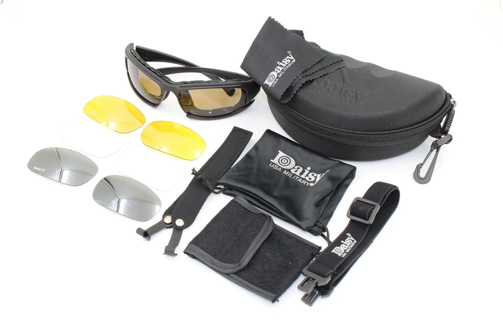 Moto Glasses Men Military Polarized Sport Sunglasses Bullet-proof Airsoft Shooting Goggles