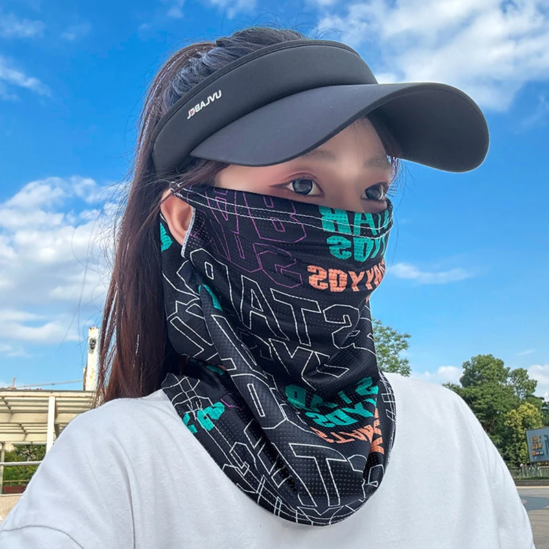 Sunscreen Mask For Men Women Summer Face Neck UV Protection Outdoor Sports Cycling