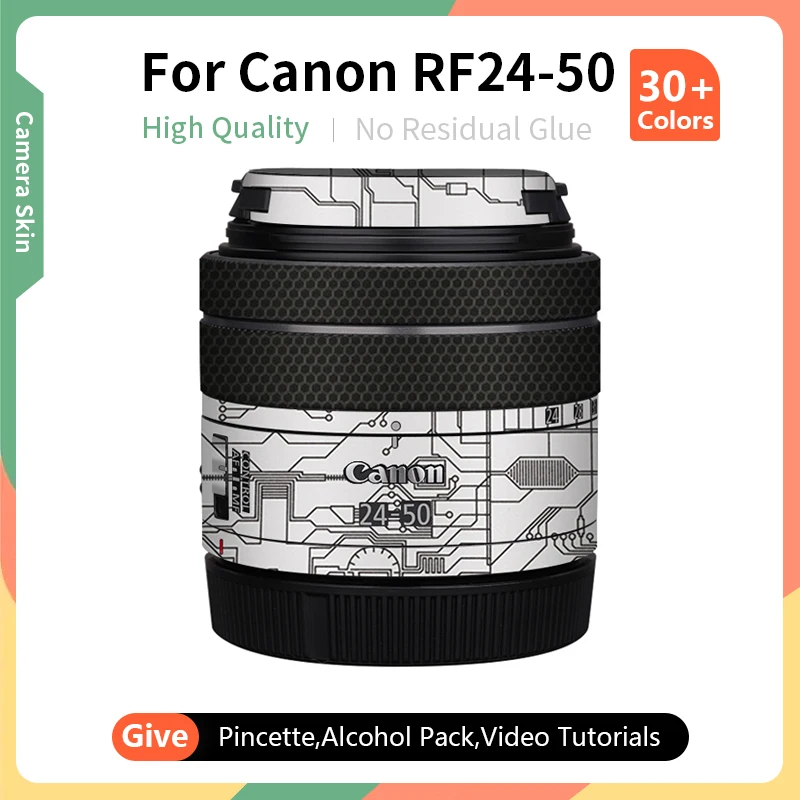 

For Canon 24 50 Skin RF 24-50mm F4.5-6.3 Lens Skin Anti-Scratch Protective Sticker Wrap Skin Green Film More Colors