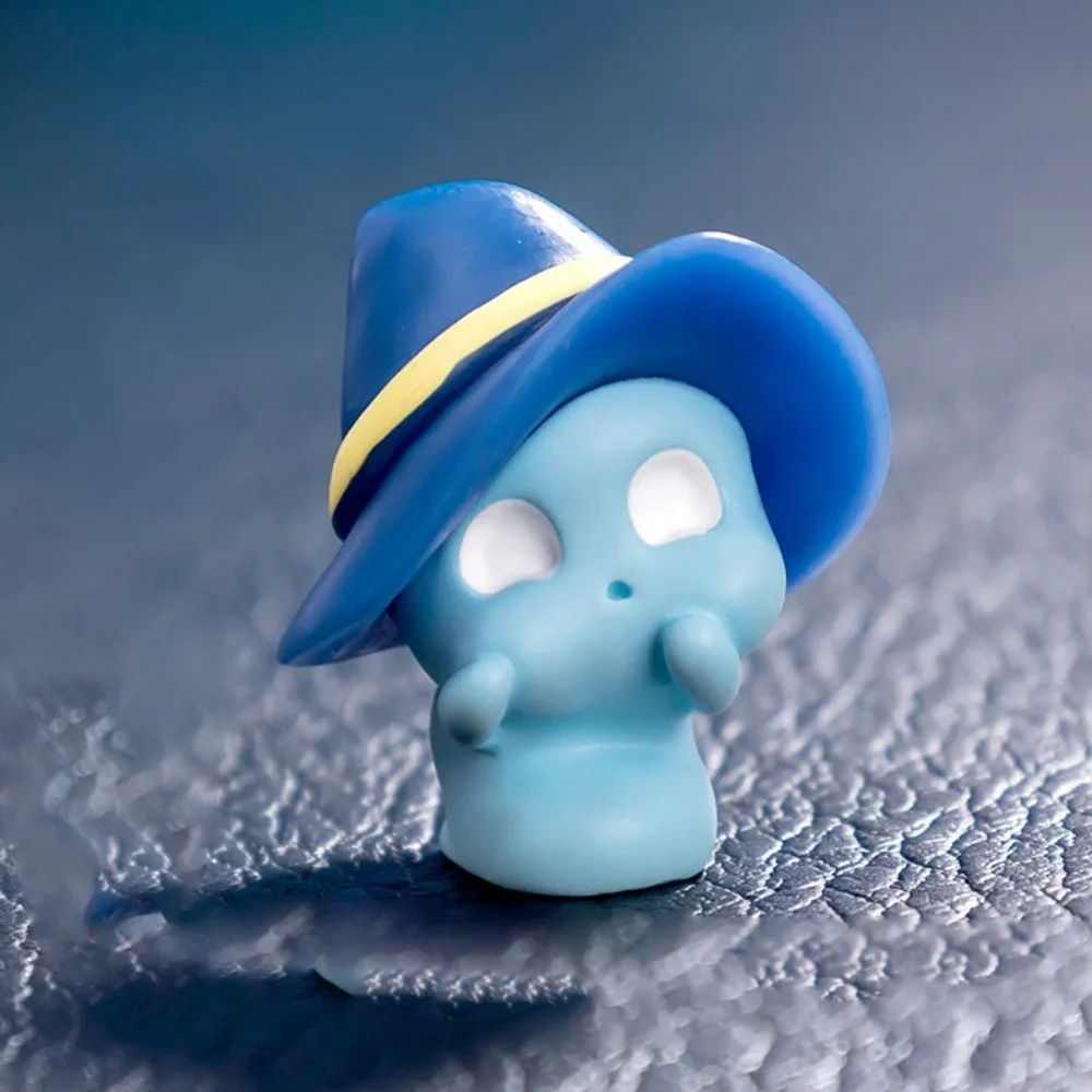 Witch Hat Mini Pumpkin Elf Resin Doll Candy Sitting Hallowmas Doll House Accessories Miniature Scene Props