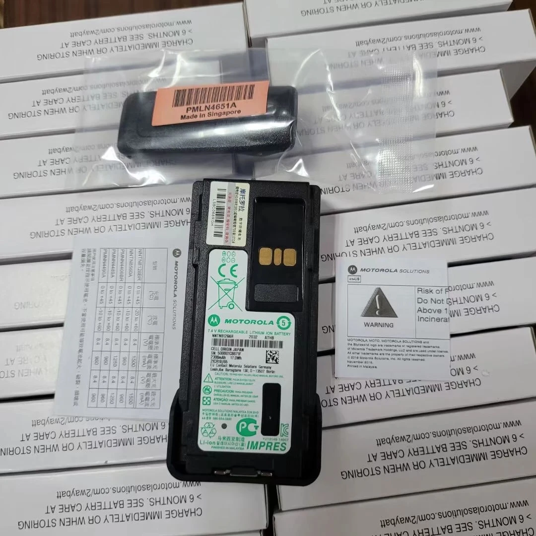 

Rechargeable Li-ion Battery for Motorola, Replacement Battery, NNTN8129, NNTN8129ar, APX-2000, 3000, DP4000, DP4801 EX