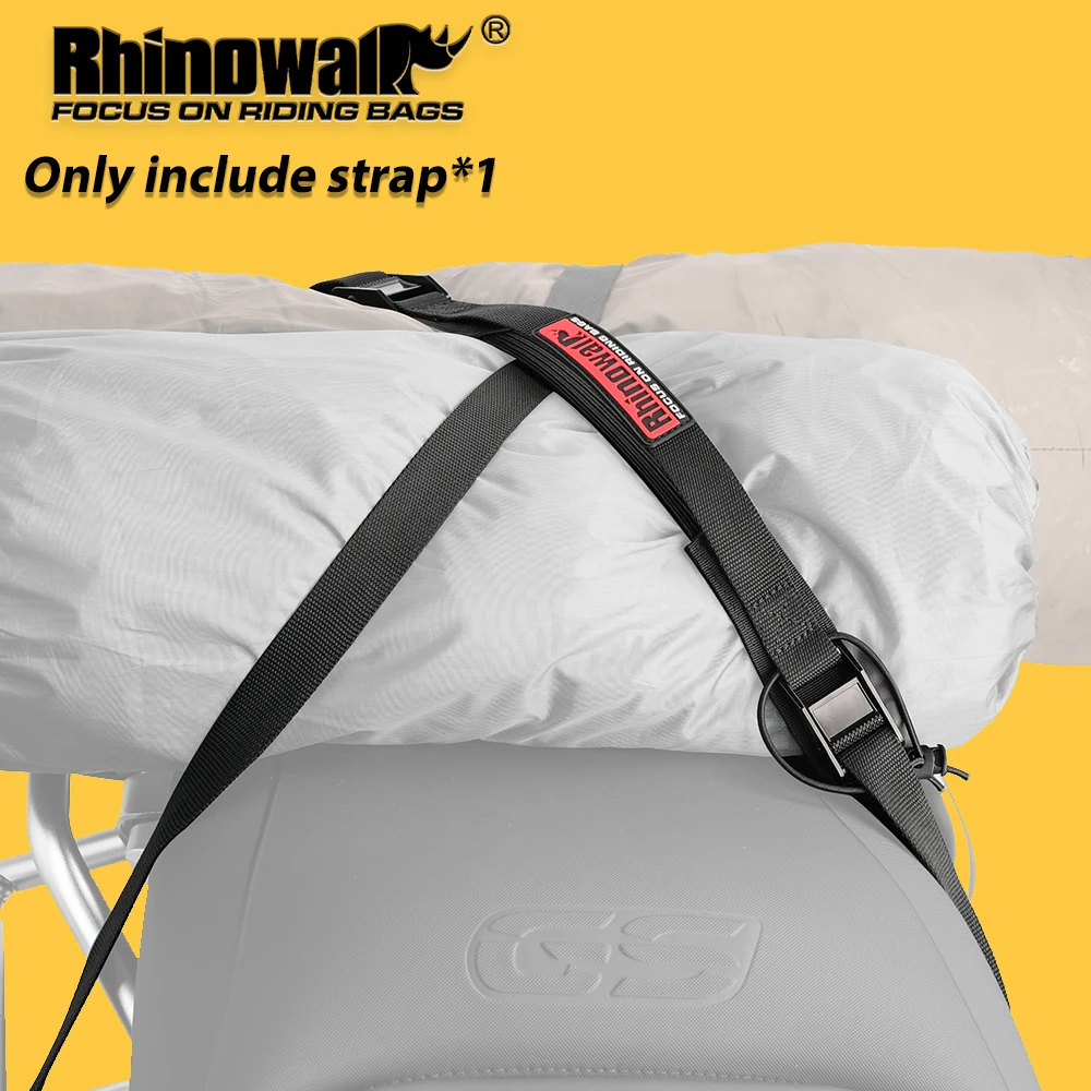 RhinowalkMotorcycleLuggageStrap25MBuckleTieDownBeltCargo