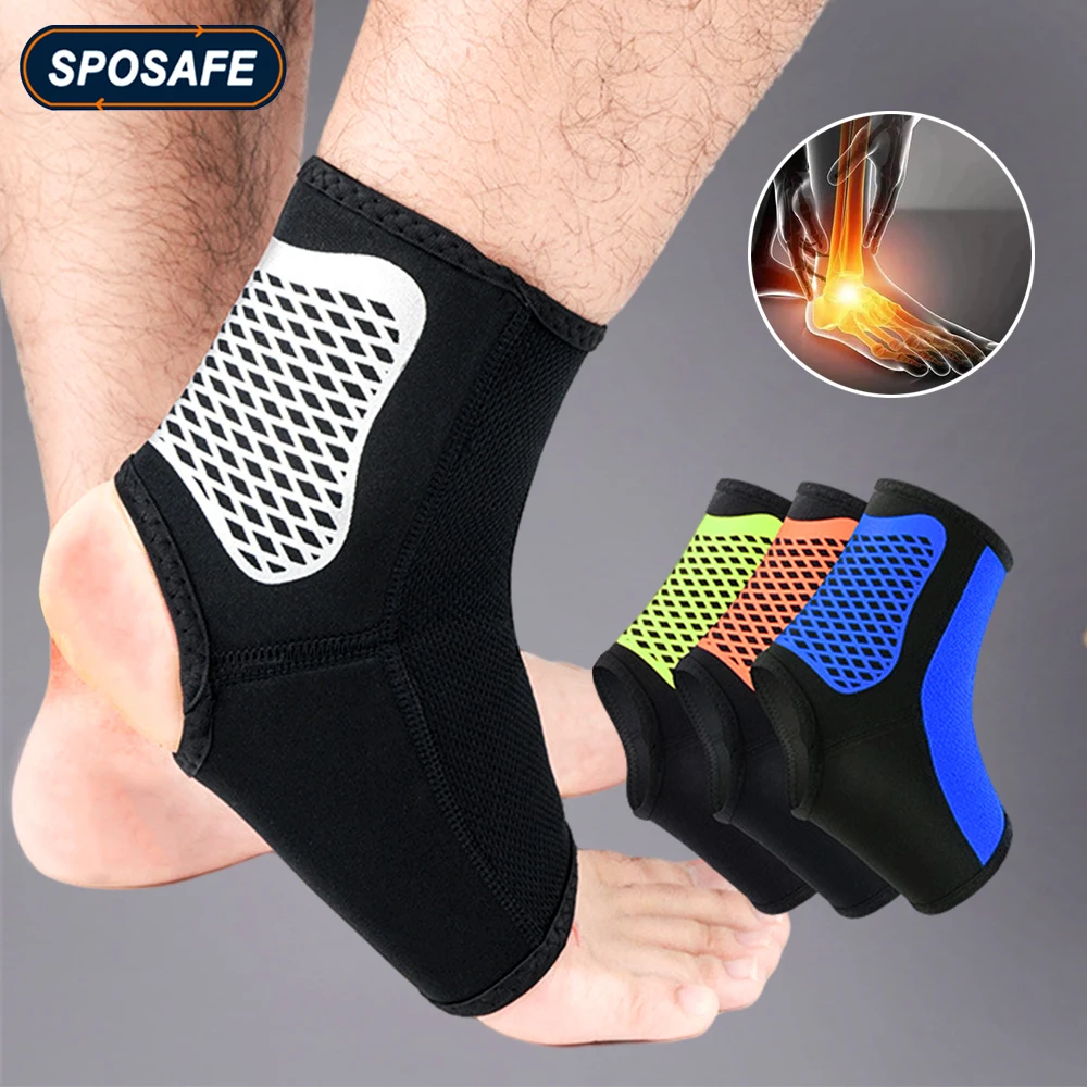 1pc Sports Ankle Support Protect Sock Elastic Comfortable Foot Sprain