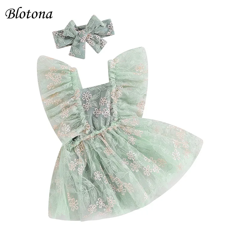 

Летнее платье принцессы для девочек 3-24 месяца