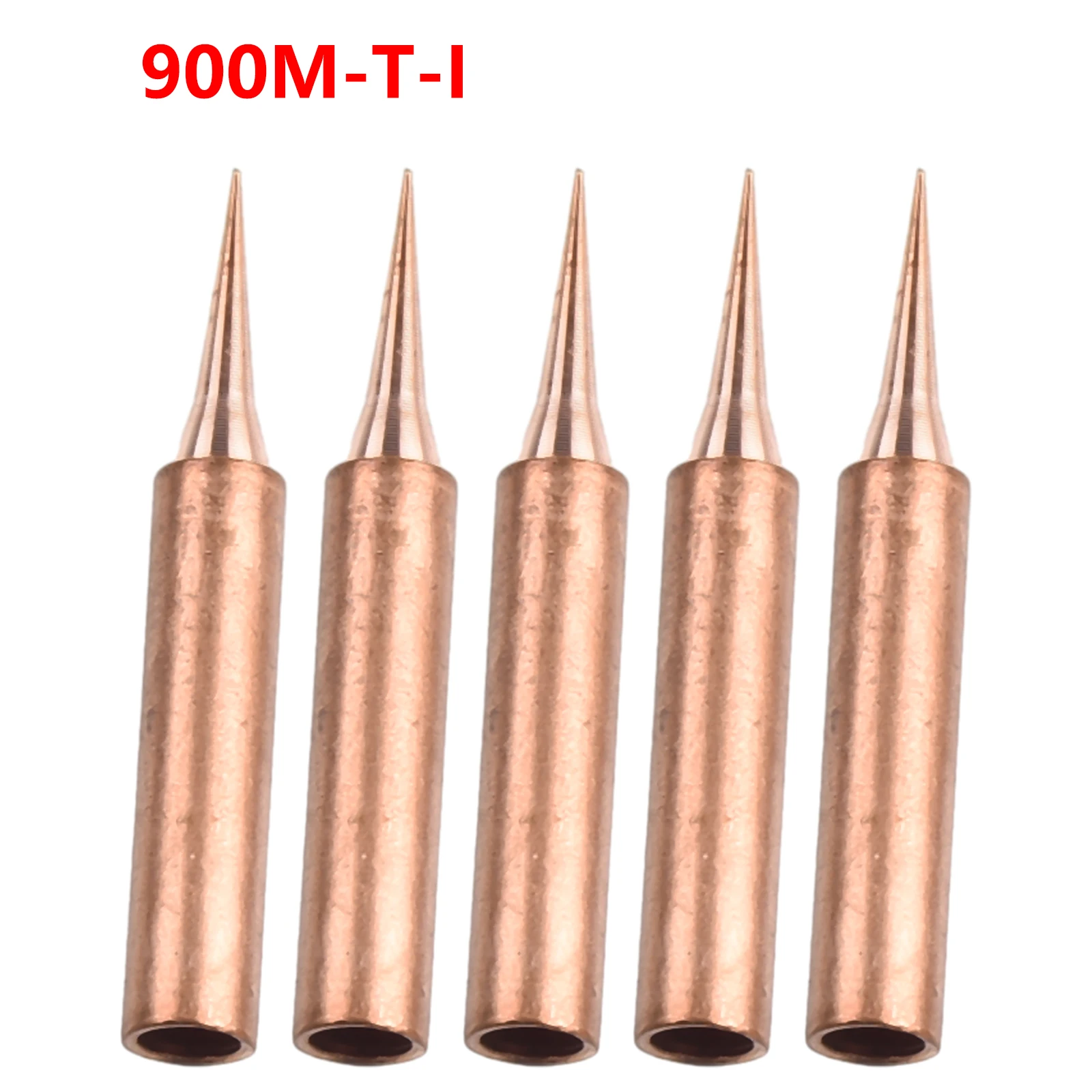 Copper Soldering Iron Tip 5PCS I/B/K/2.4D/3C 900M-T Welding Tip Head Tools Inside Hot Bare Copper Electric Soldering Iron Tools soldering iron tips