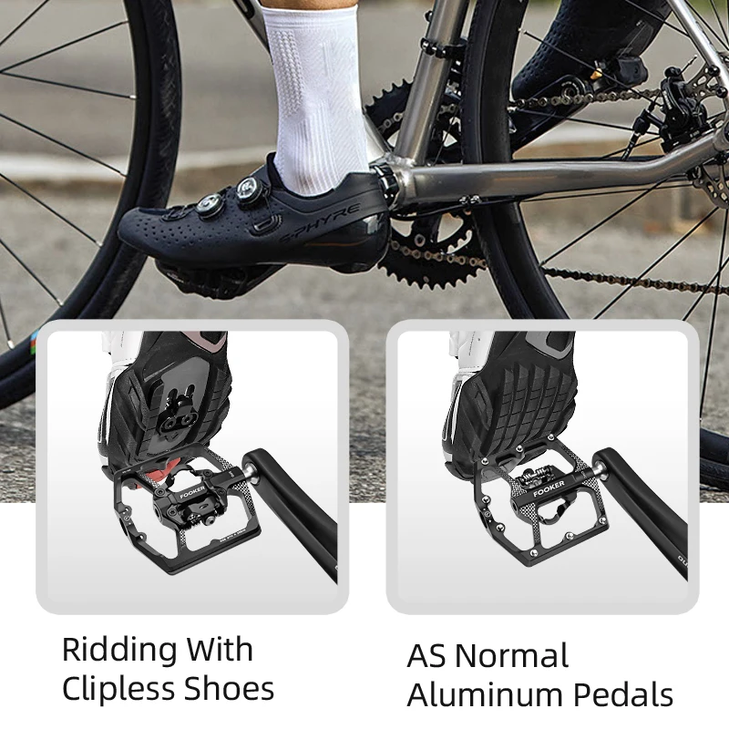 Kiodsr Pedale VTT,Pédales en Alliage d'Aluiniu,Pedale Velo