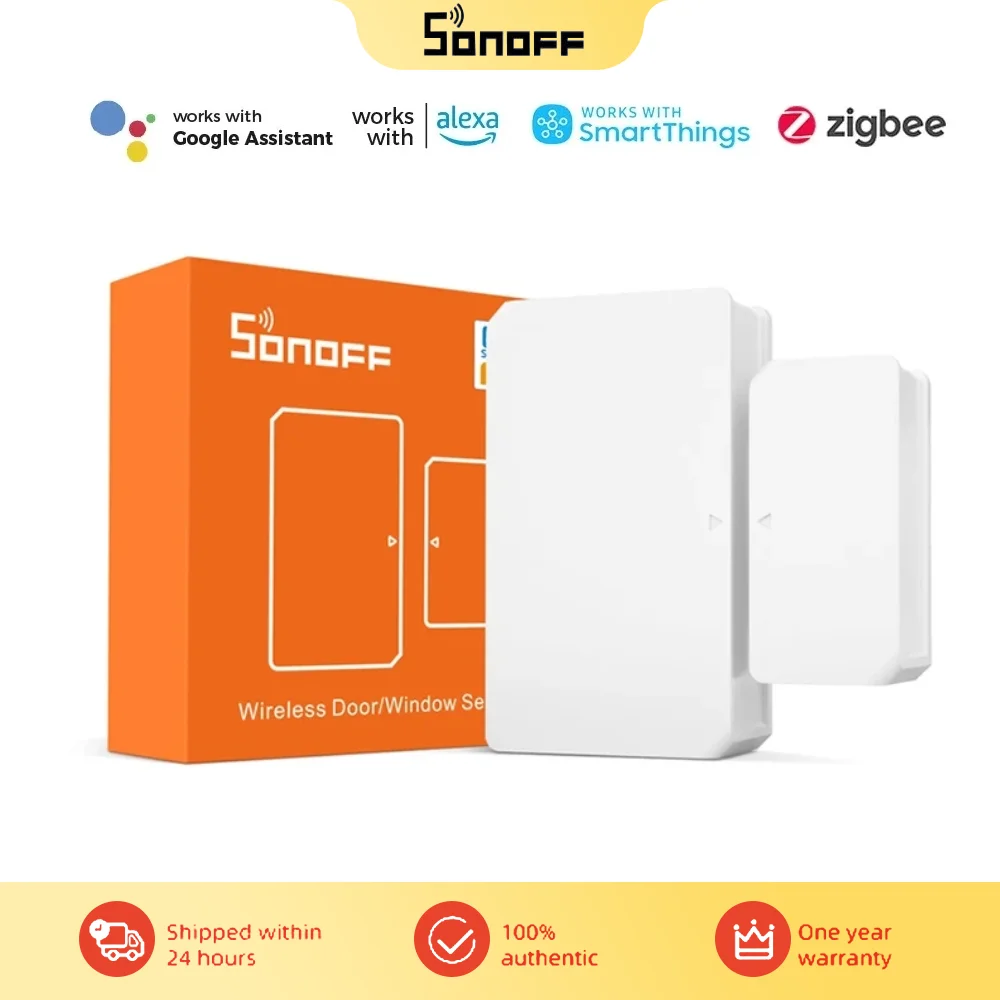 Sonoff Snzb-04 Zigbee Door Window Sensor Ewelink App Smart Home Security Remote Monitor Alarm Funziona Con Alexa Google Home