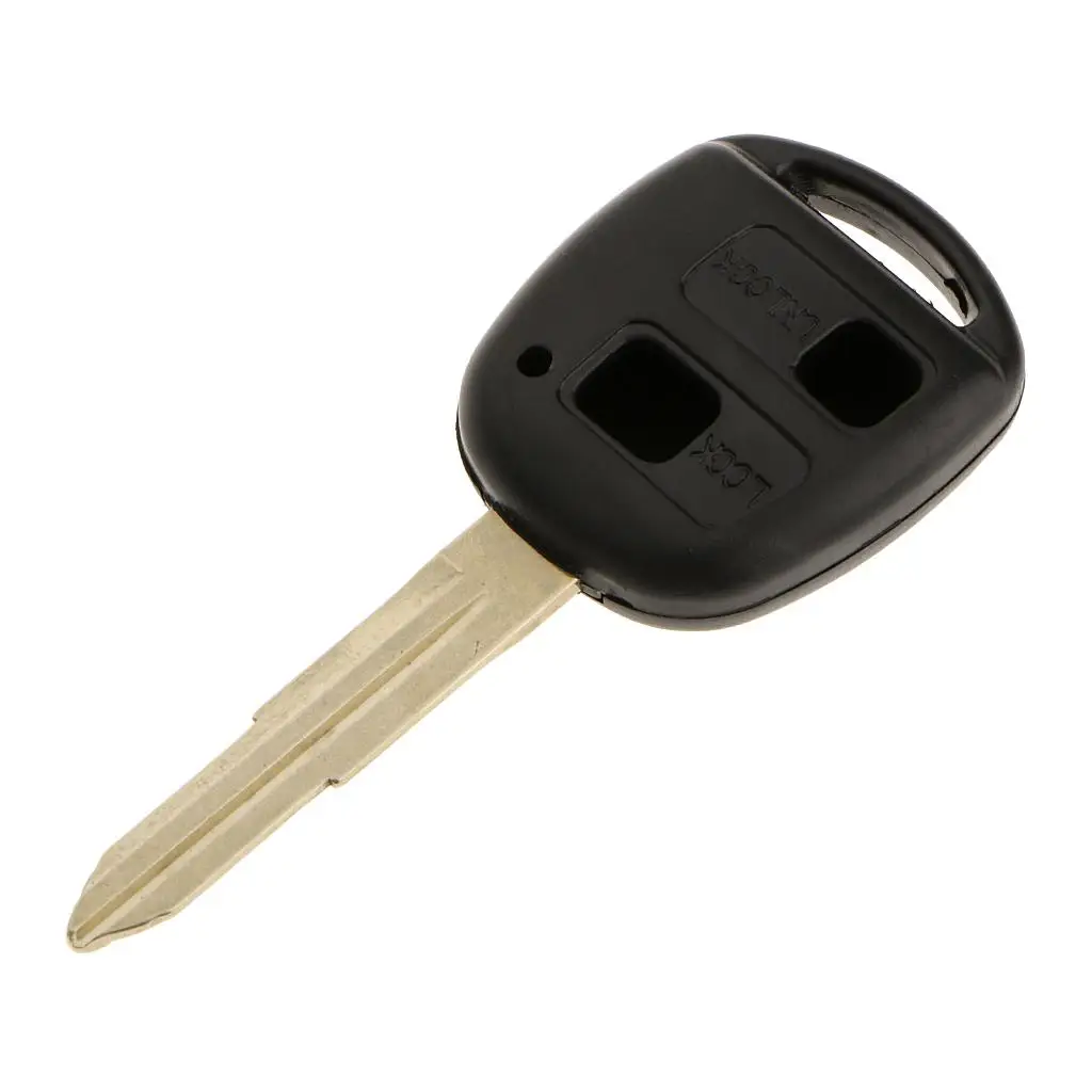 

2 Buttons Remote Uncut Blank Key Fob Case Shell for Pack of 1
