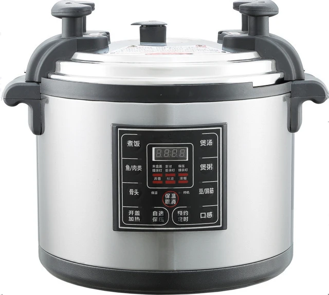 25L Commercial Electric Pressure Cooker Large Capacity Mechanical Double  Tube Extra Large 17L/21L/25L High Pressure Rice Cooker - AliExpress