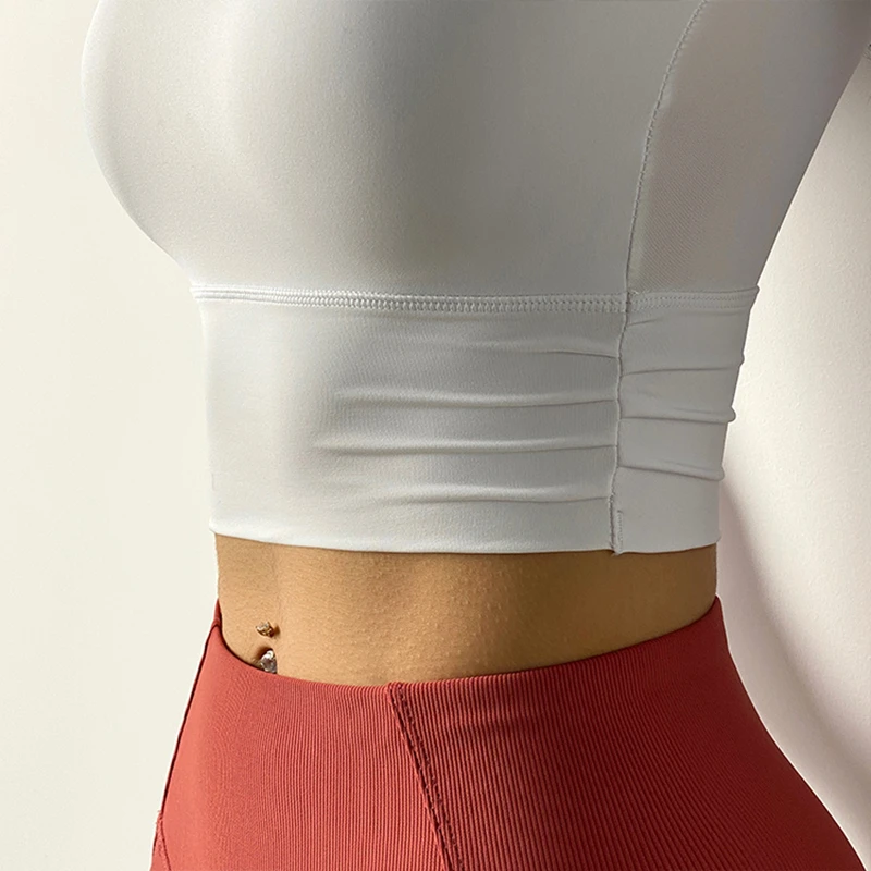 Sexy Net Yarn Patchwork Yoga Crop Tops Women Gym Fitness Running Long Sleeve Sport T Shirts Female Tight Dance Training Clothing