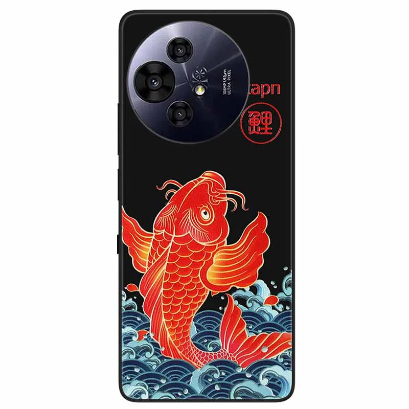Embossed Silicone TPU Soft Phone Case - 3D Design Protective Cover
