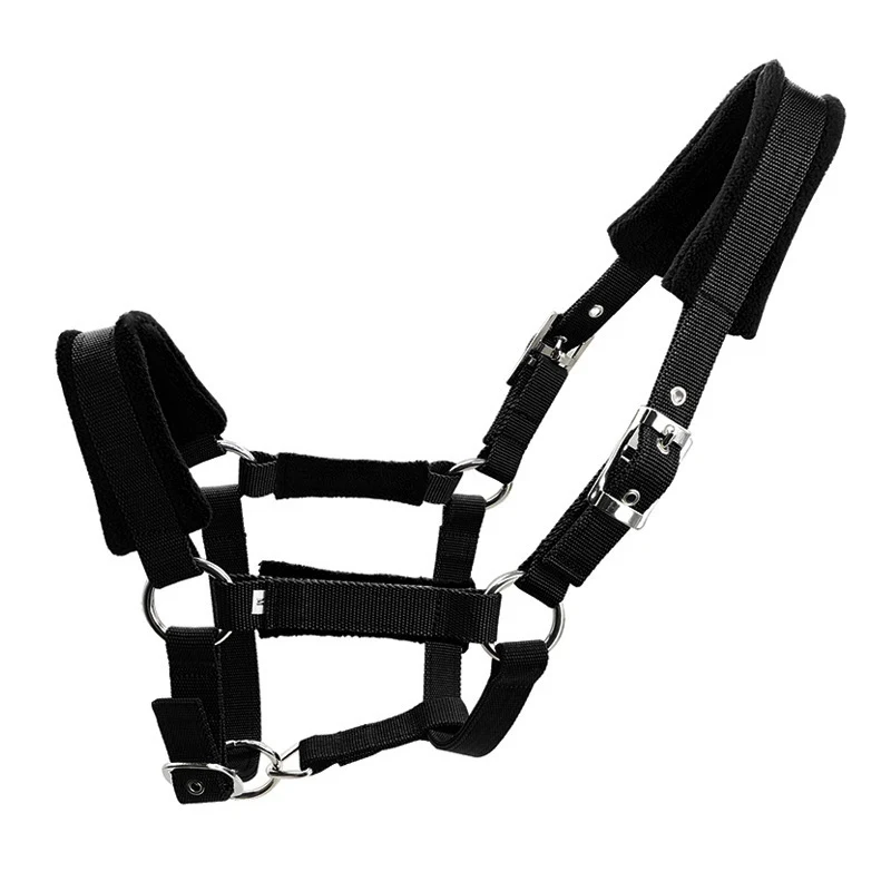 Horse Halters Headcollar Equestrian Equipment Adjustable Thicken Horse Bridle Head Collar Horseback Strap Stable Protective 3