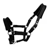Horse Halters Headcollar Equestrian Equipment Adjustable Thicken Horse Bridle Head Collar Horseback Strap Stable Protective 3
