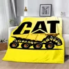 C-Caterpillar CAT excavator logo Printed Blanket Picnic Blankets Warm Blanket Soft and Comfortable Home Travel Birthday Gift 6