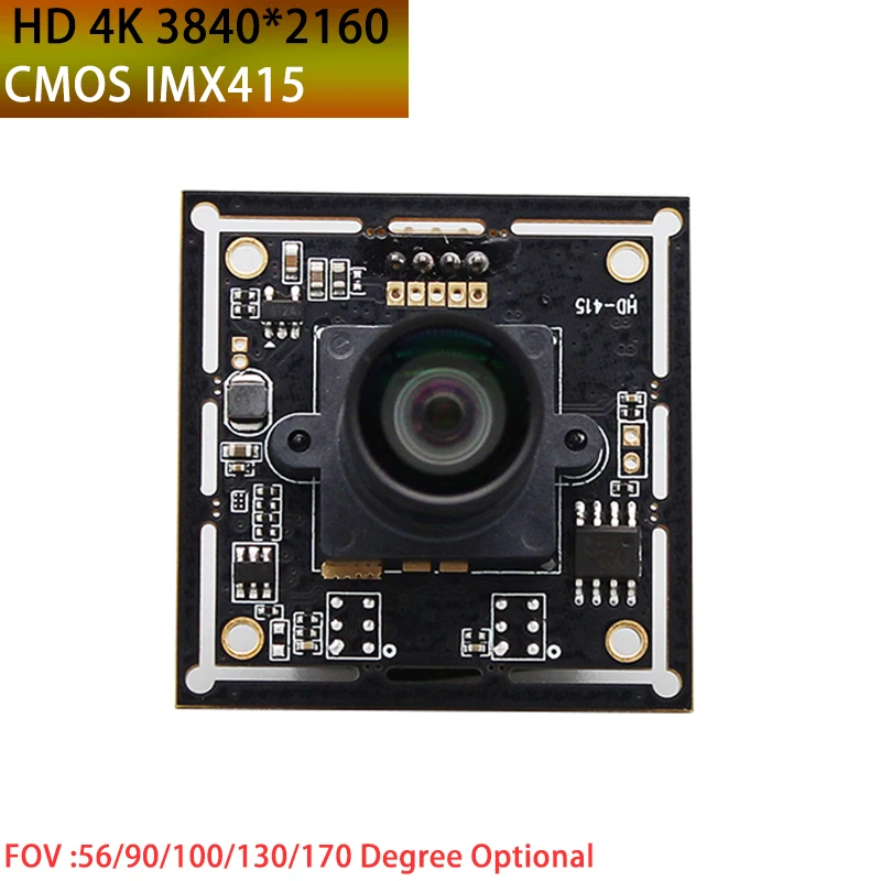 

8MP 4K UVC USB Camera Module 3840(H)*2160(V) CMOS IMX415 MJPEG Hd Board For CCTV Camera module Danale APP Mstar Chip