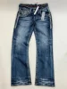 Y2K New Revival Mens Jeans Foliage Bootcut Women Gothic Blue Denim Embroidery Pocket Hip Hop Harajuku Wide Pants Street Wear 3
