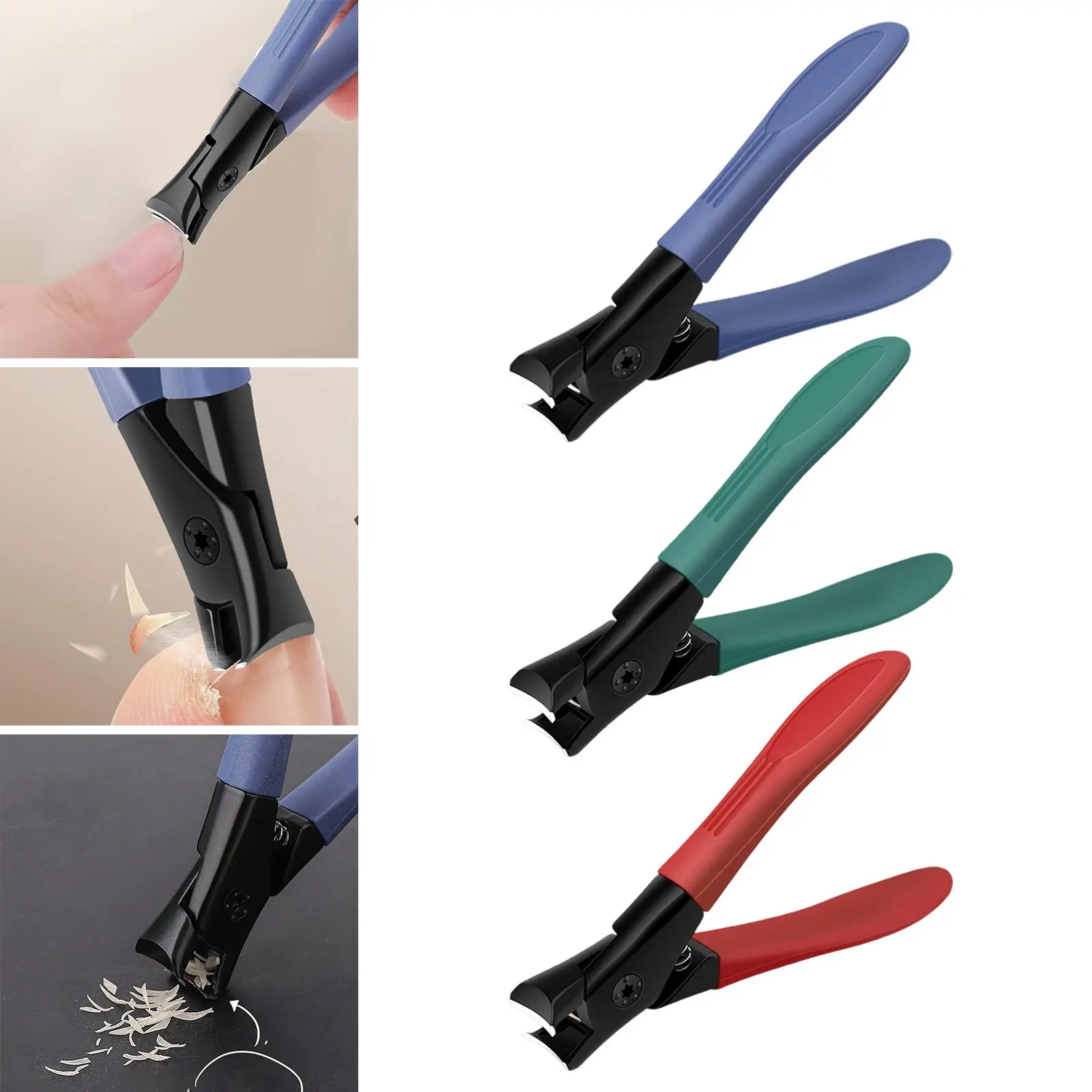 New Antisling Nail Clippers Toenail Clippers Cutter for Thick Nails