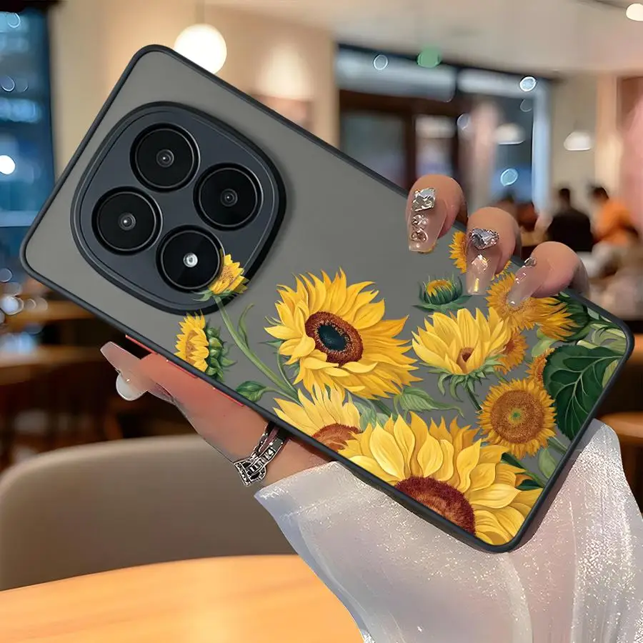 Sunflower Bloom Protective Phone Case -  Back Cover