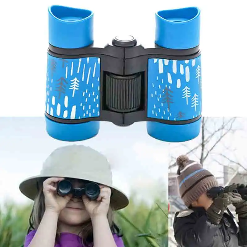 11.2x4x9cm Kids Binocular Telescope Children Educational Learning Telescope Bird Watching Folding Optics Telescope 2