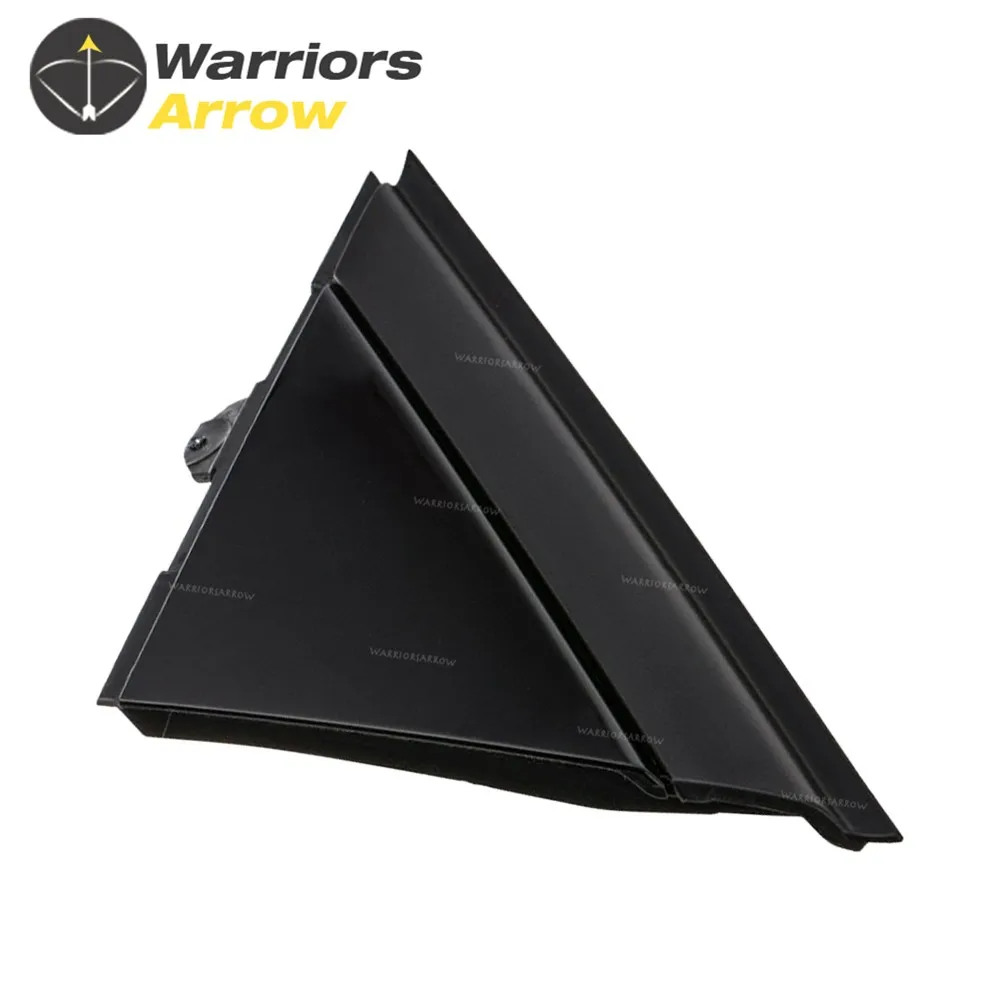 Left Or Right Side View Miror Triangle Plate Trim Plastic Black 1SH17KX7AA 1SH16KX7AA For Fiat 500 2012-2019