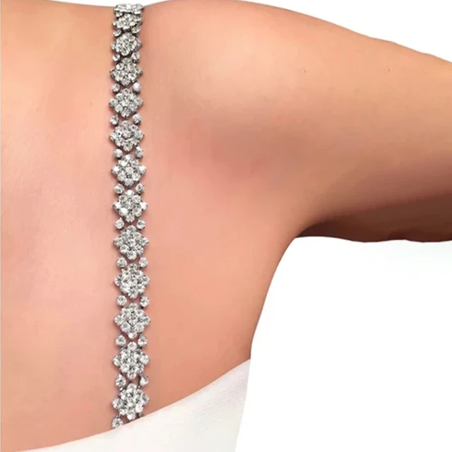 Fashion Crystal Shoulder Straps Sexy Rhinestone Bra Straps For Women  Invisible Rhinestones Bras Strap Lingerie Accessories 2023 - AliExpress