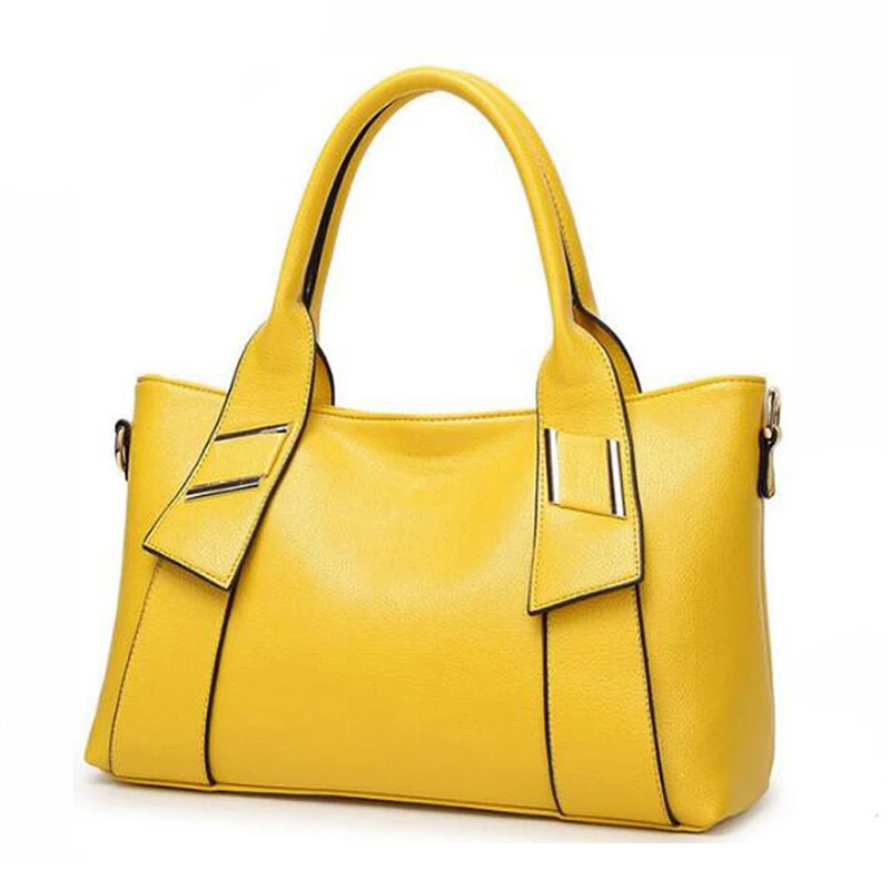YellowHandbagsWomenToteBagLadiesHandbagsBlackFamousBrandWomen