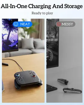 Mini Charging Grip Bracket For Switch 2 Joy-con Handle Gaming Controller Grip Magnetic Connection Charging Holder For Switch 2 2