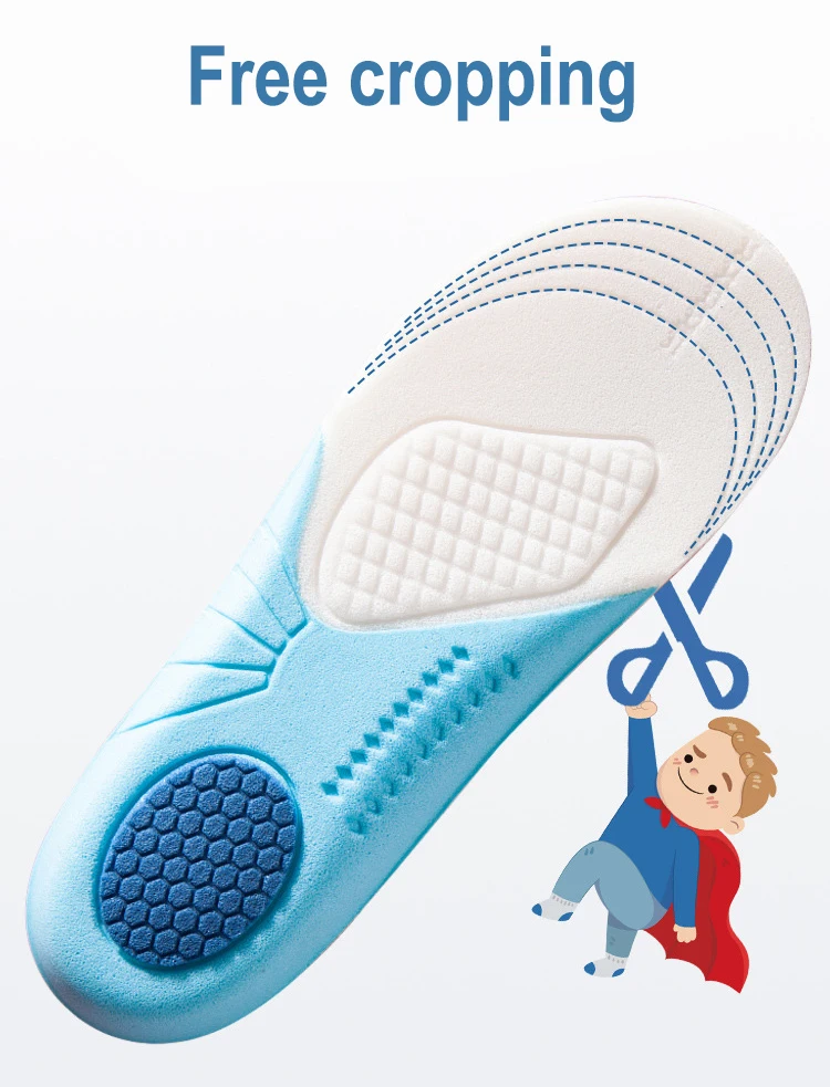 Branț din spumă cu memorie pentru copii Respirabil pentru transpirație Absorbant șocuri Pantofi Tampoane ușoare Deodorizare Sport Branț pentru copii_voghion.com