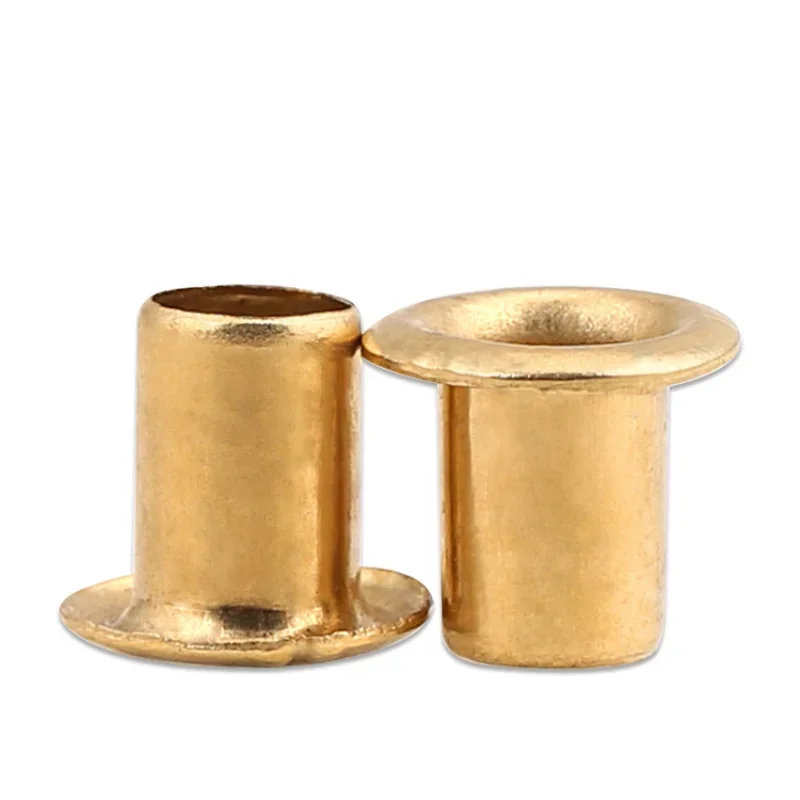 Rivets And Fasteners 50-500 Pieces of Copper Alloy Hollow Rivets, Metal Tubular Rivets M0.9 M1.3 M1.5 M1.7 M2 M2.3 M2.5 M3 M3.5 M4 M5 M6