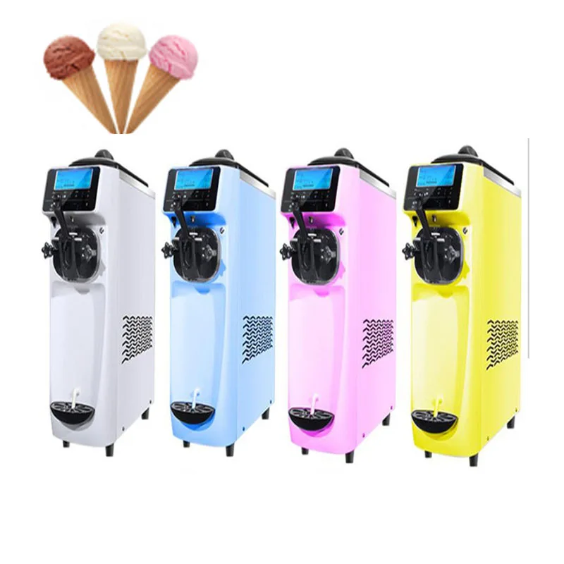 Free Shipping Rapid refrigeration Automatic Soft Ice Cream Marker Machine Energy Saving And Consumption Cafeteria cre |