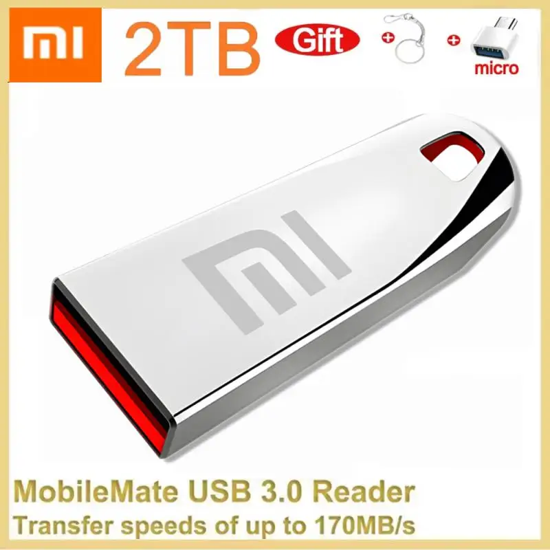 Xiaomi USB3.0 Flash Drive Pen Drive Pendrive USB Stick Memory Disk U Memoria Flash Disk 2TB 1TB for PC Laptop Car u disk