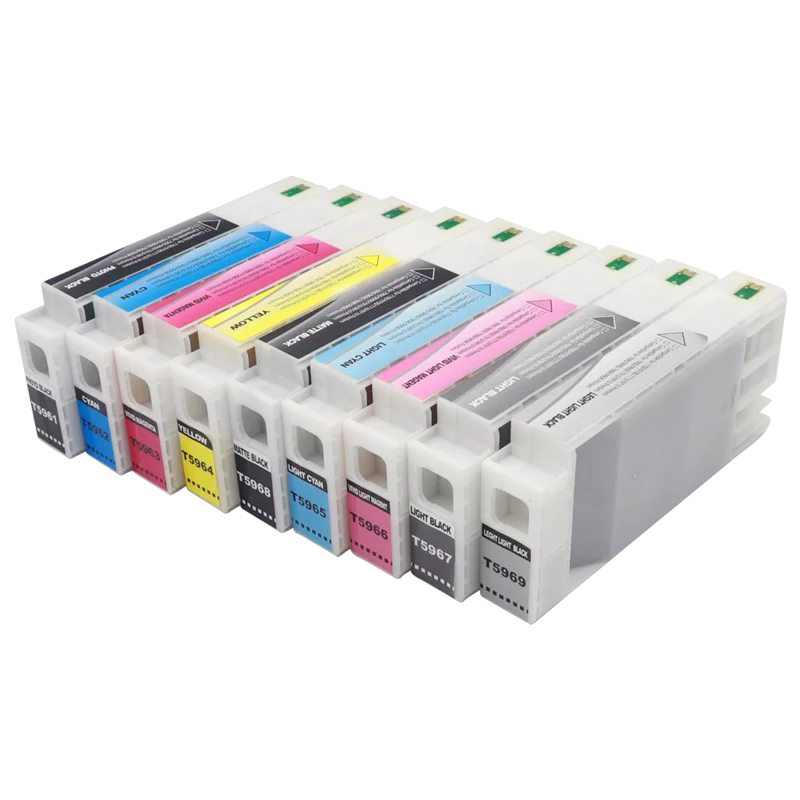 para Cartuchos de Impressora Epson 9908 Pigmento Epson 7908 7890 9890 9908 9710 7710 9910 7910 7900 9910 Cartucho de Tinta T5961-t5969 T596a T596b - Imagem 4