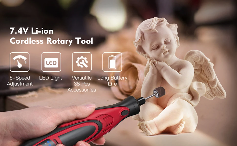 Cordless rotary multi tool set sale