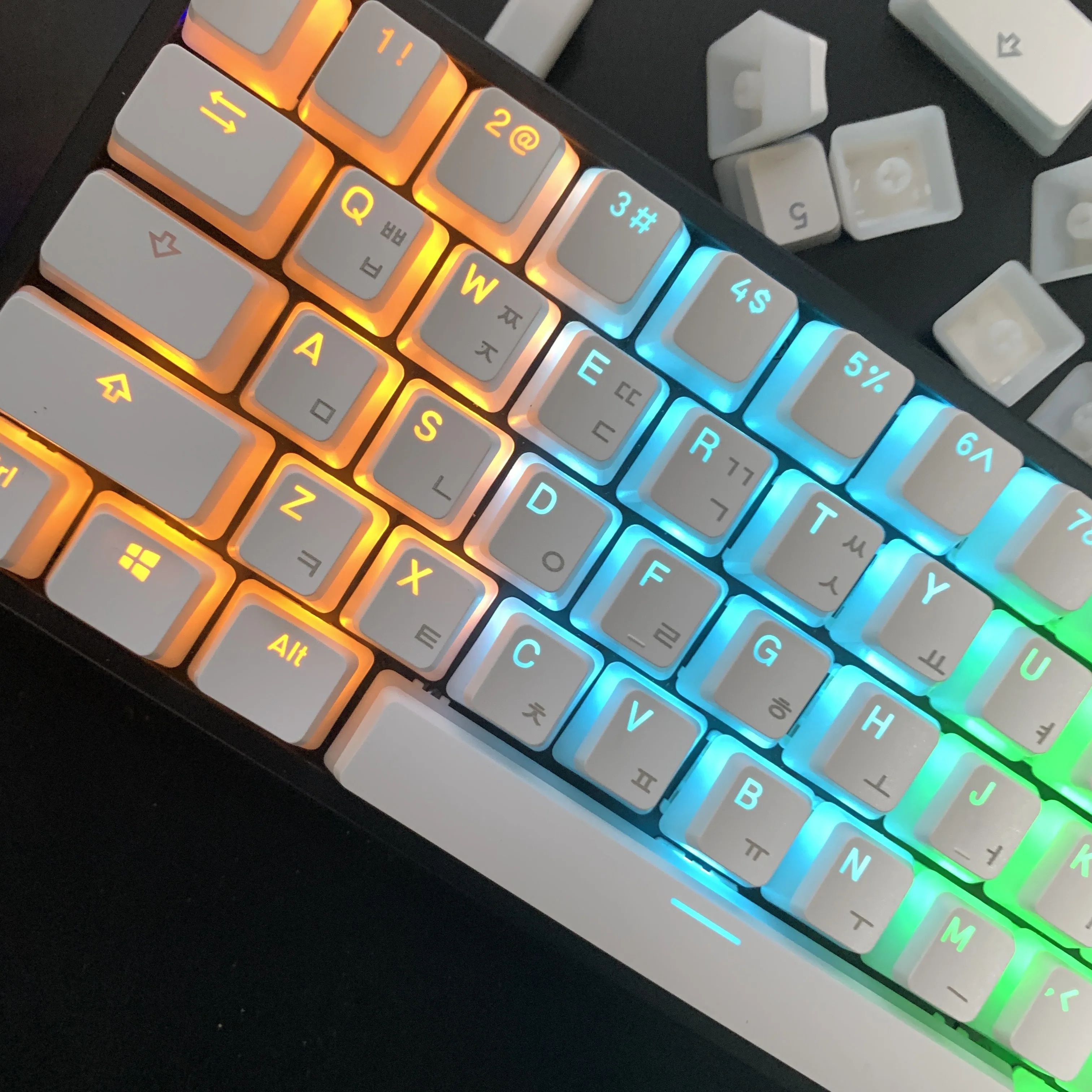 Pudim Keycaps Set, Perfil OEM para Teclado