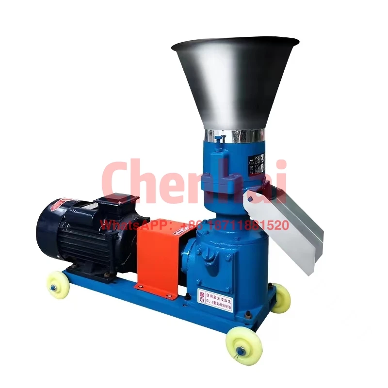 

0.5-2Ton/h Poultry Chicken Broiler Starter Grower Finisher Feeds Pellet Making Machine