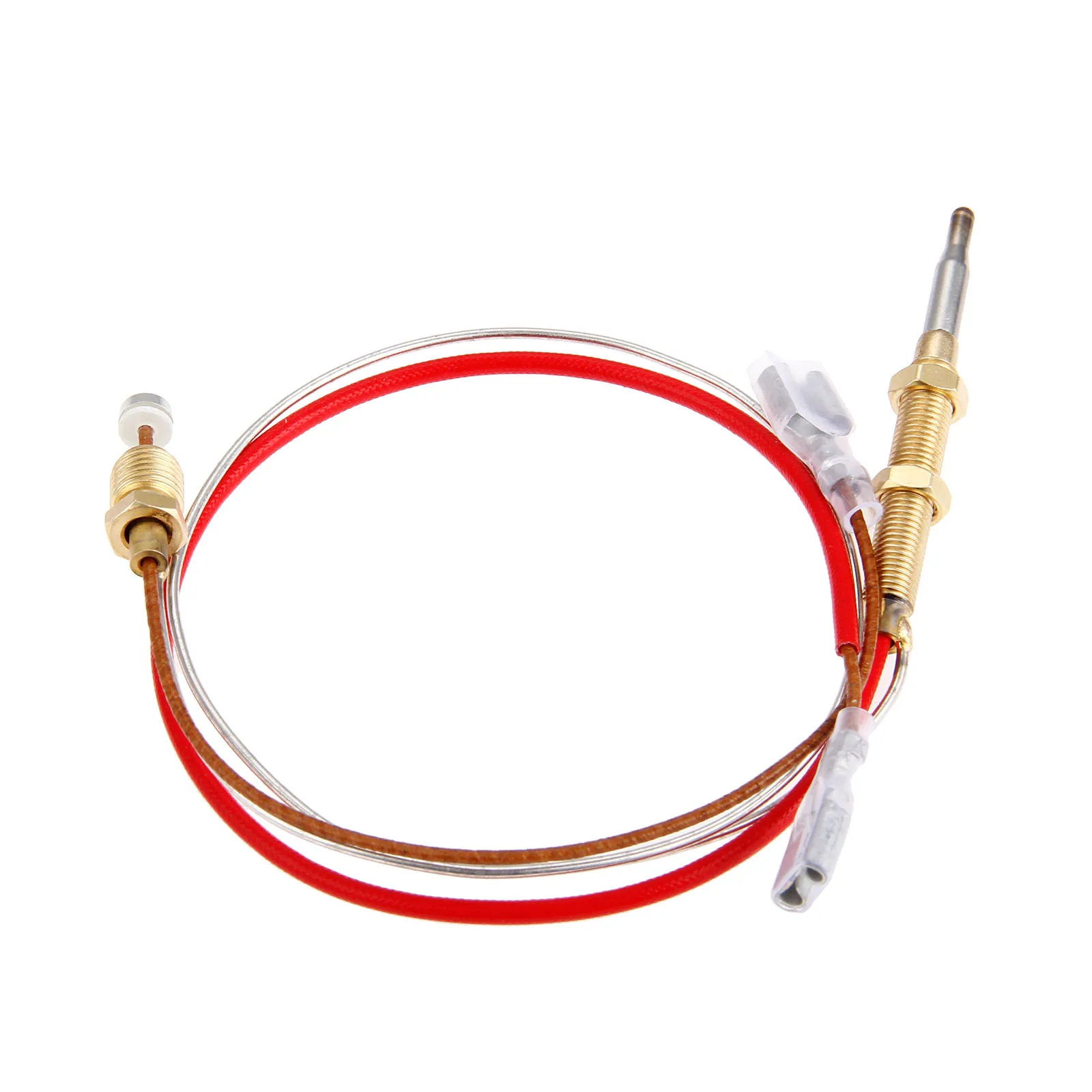 Outdoor Heater Thermocouple for Gas Patio Heater for BBQ Grill Fire Pit Fireplace Hose Connection M6*0.75 Head M8*1 End