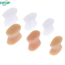 2PCS Silicone Foot Finger Toe Separator Adjuster Hallux Valgus Pedicure Corrector Feet Care Bunion Bone Thumb Valgus Protector
