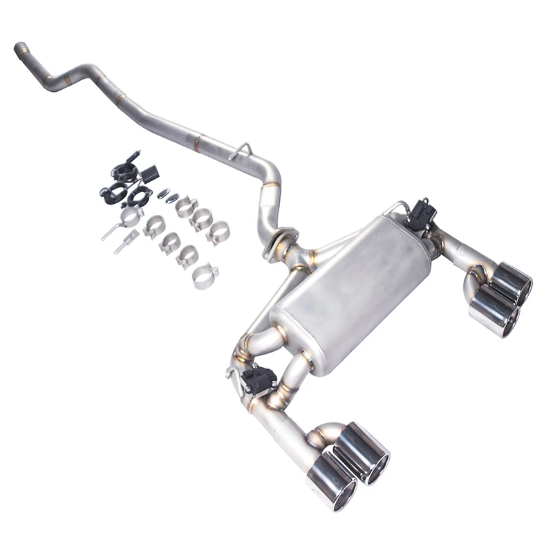 aFe 2.5in SS Cat-Back Exhaust w/ Polished Tip | BMW M3 3.2L (96-99) (49-36332-P) main image 1