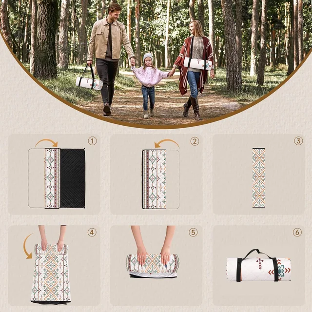 Waterproof Outdoor Picnic Blanket 3
