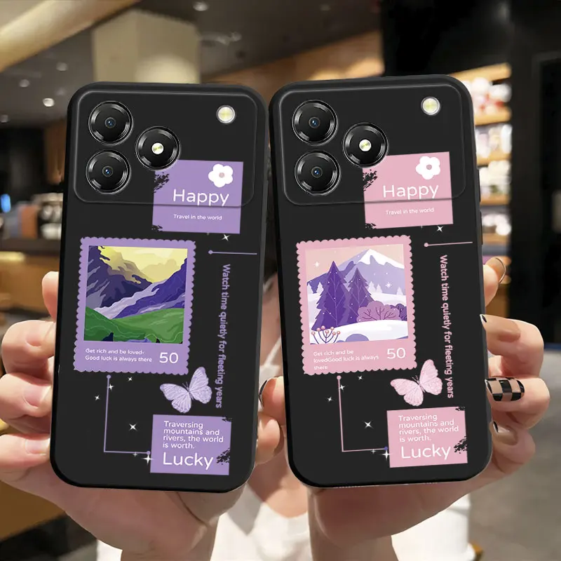 Fashion Cartoon Soft Silicone Shockproof Phone Case Cover