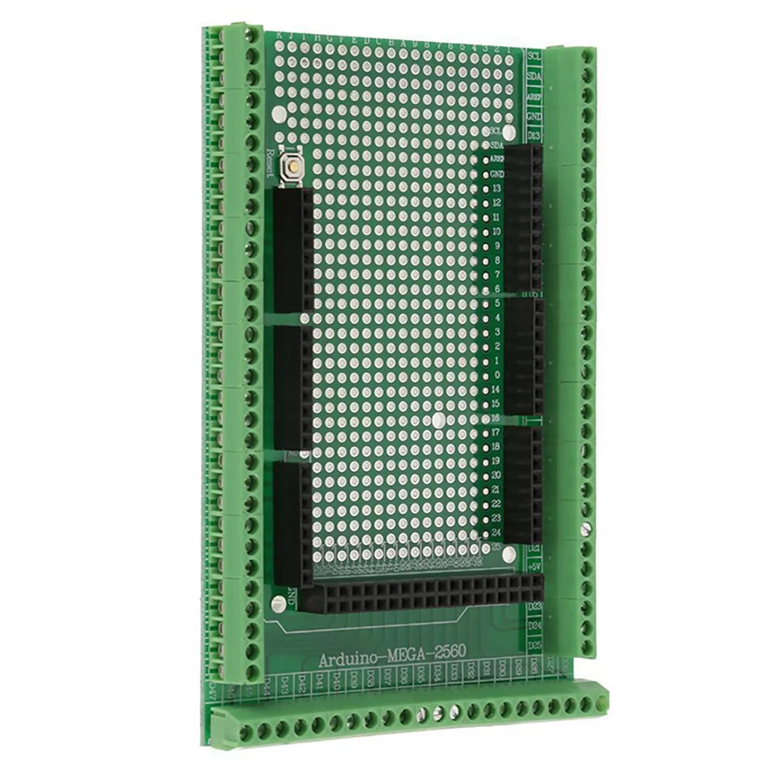 ZIZI For 2560 R3 양면 PCB 프로토타입 나사 고정 터미널 블록 실드 보드 확장 보드