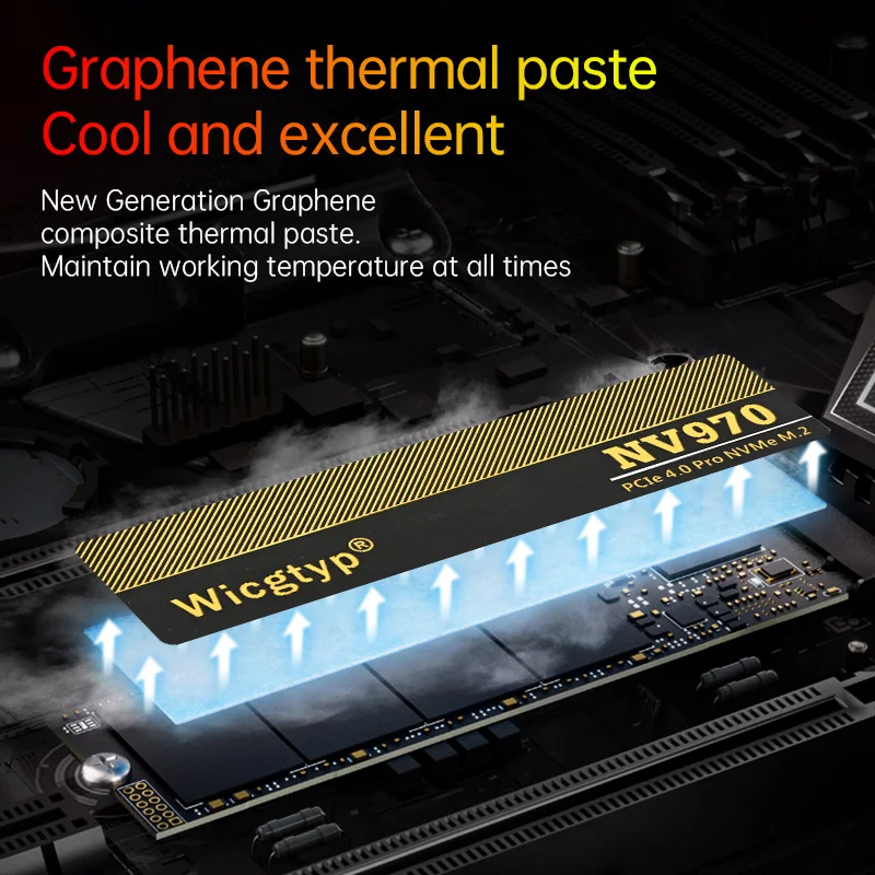 Wicgtyp  ָ Ʈ ̺, M.2 NVME PCIE SSD, 512GB, 1TB, 2TB, 22x80mm, M2 SSD, NVMe PCIe Gen4.0 x 4 ϵ ũ, PS5 ũž