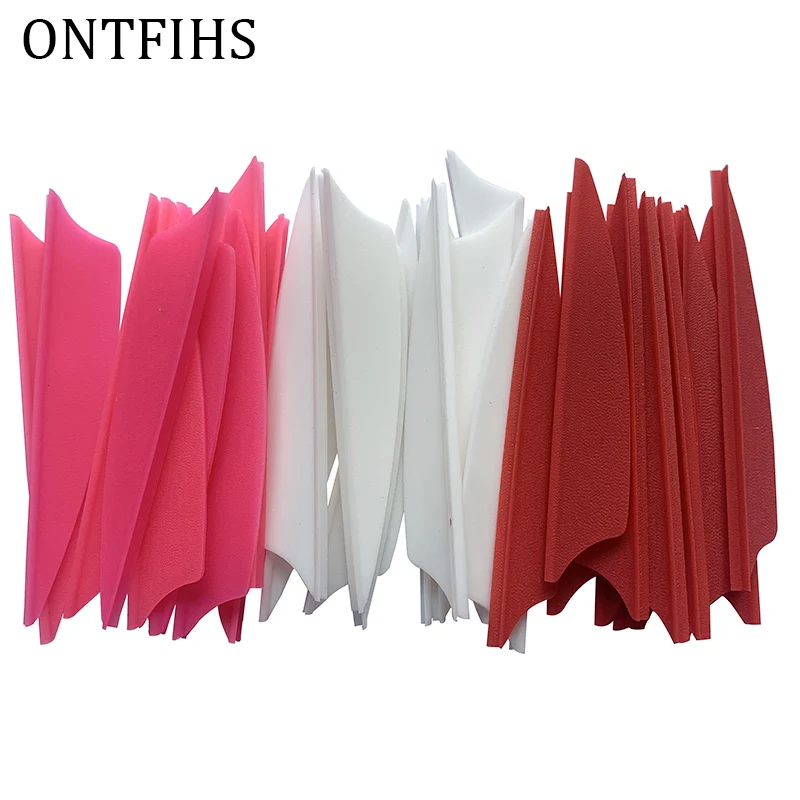 

36Pcs/lot Arrows Vanes 2.5 Inch Plastic Feather Fletching Cut Archery Feather For DIY Archery Accessories