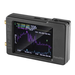 NanoVNA-H Vector Network Antenna Analyzer SWR Meter 10KHz-1.5GHz MF HF VHF UHF With SD Card Slot spectrum analyzer